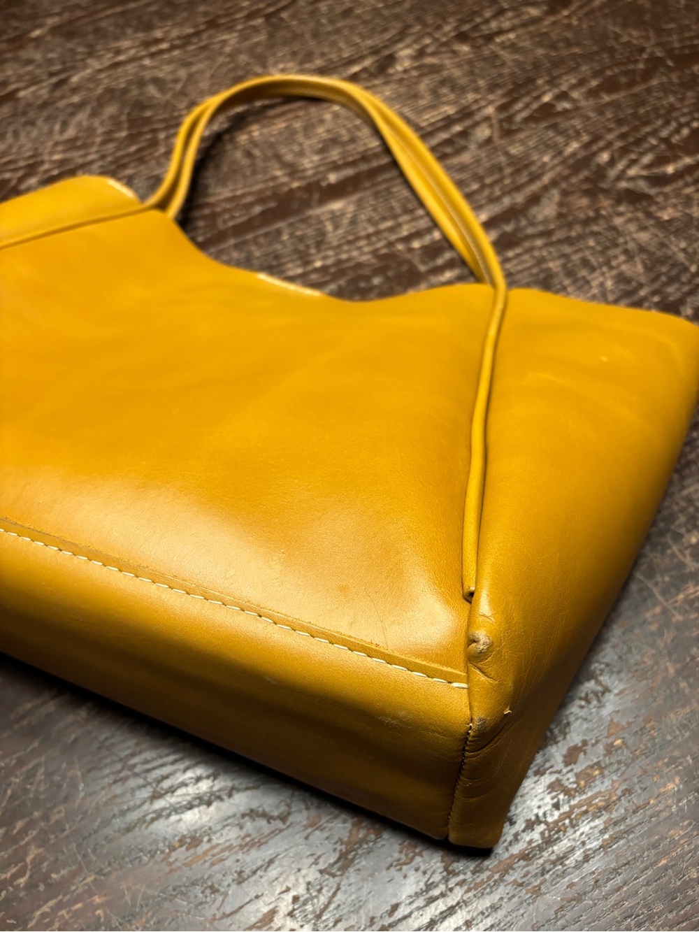 Portland Leather Goods - Large Verona Tote in Mango - Picture 4 of 6
